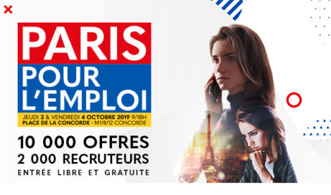 A ne pas manquer : le Forum Paris pour l’Emploi approche à grands pas !