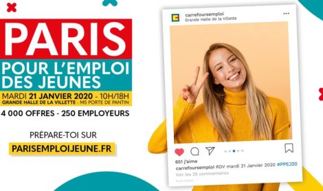 PARIS POUR L’EMPLOI DES JEUNES 2020 : C’EST BIENTÔT !