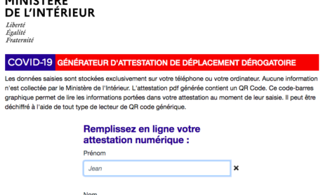 Attestation de sortie : c’est désormais possible de l’utiliser sur votre smartphone