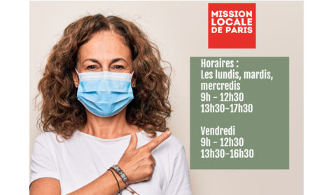 Changement d’horaires : La Mission Locale de Paris ouvre ses sites les lundis, mardis, mercredis et vendredis