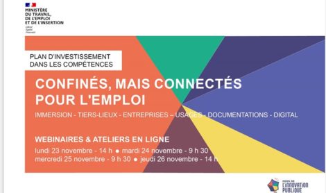 Mois de l’innovation publique | Confinés, mais connectés pour l’emploi – Communauté AAP Expérimentation