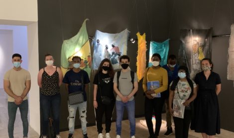 Les jeunes du dispositif ALLERO en visite au Musée d’Art moderne