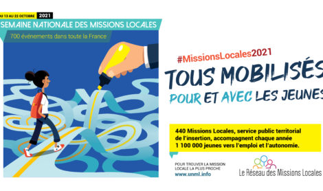 Semaine des Missions Locales 2021 : “Tous mobilisés pour et avec les jeunes”