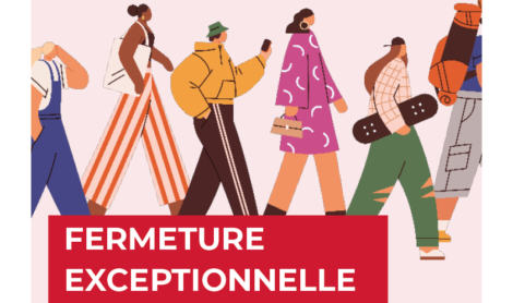 Fermeture exceptionnelle le mercredi 11 janvier 2023 à 15h30