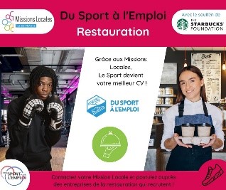 Du sport à l’emploi : spécial métiers de la restauration