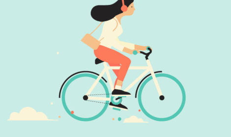 Cocyclette : les jeunes à vélo